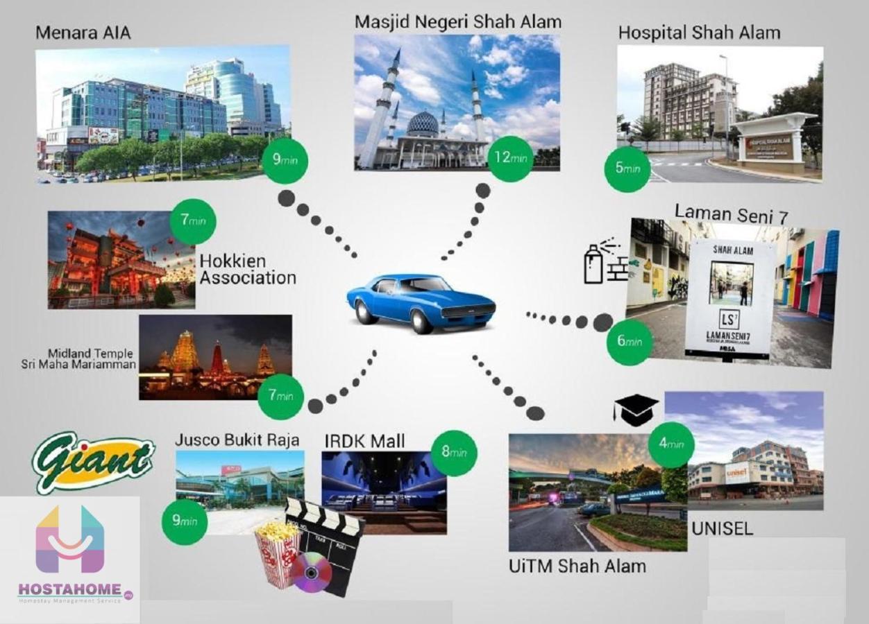 Hostahome Suites At I-City, Central Mall Shah Alam Luaran gambar